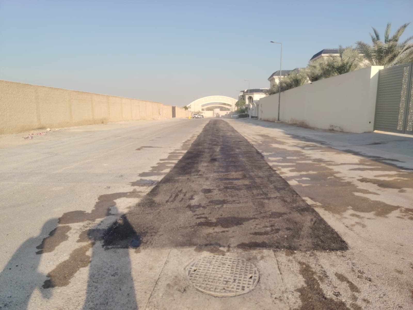 فرش خلطة اسفلت ساخنة